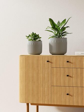 Набір горщиків для квітів LE TAUCI, 3 шт., кераміка, 21+17+14 см