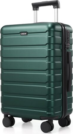 Набір валіз Roadcheer: тріо з полікарбонату з TSA-замком, рюкзак, аксесуари для подорожей (темно-зелений)