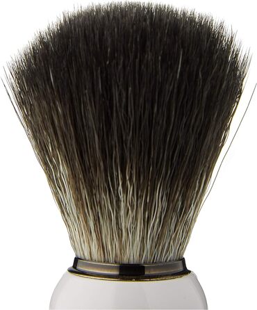 0196745 - Pennello da Barba in Fibra 'Black Hi-Brush', Bianco, 0196745 - Pennello da Barba in Fibra 'Black Hi-Brush', Bianco