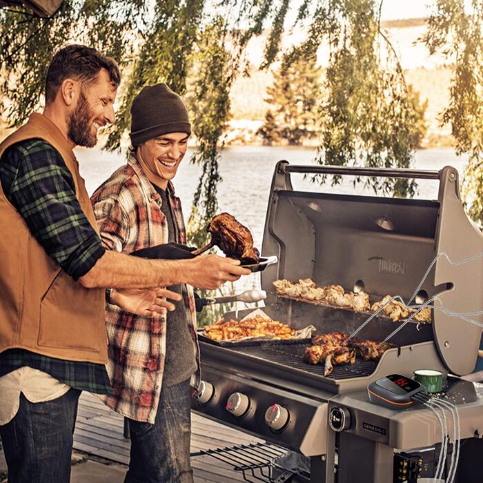 Термометр для гриля Inkbird IBT-4XS Bluetooth з 4 зондами: для BBQ, кухні, гриля, духовки, коптильні