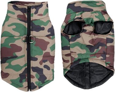 Водонепроникна шерсть собаки Camouflage XL для холодної погоди