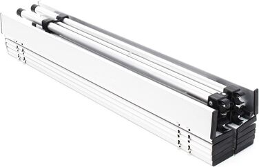 Складаний кемпінговий стіл Wiltec з алюмінієвою стільницею, регульована висота, навантаження до 30 кг (70x69 см) для відпочинку на природі та балкона