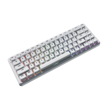 Клавіатура механічна дротова Ajazz AK680 MAX Magnetic Switch RGB USB White