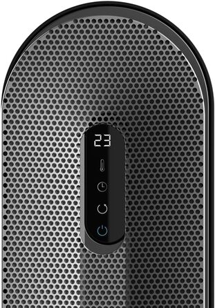 Керамічний обігрівач Cecotec Ready Warm 10100 Smart Ceramic. 2200 Вт, LED-дисплей, 3 режими, термостат, захист від перекидання, захист від перегріву, осциляція. Білий (пульт дистанційного керування + сенсорне управління + Max)