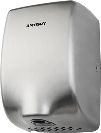 Anydry 2803Y Міні-сушарка для рук, 1350W, нержавіюча сталь, матове покриття, для офісу та дому