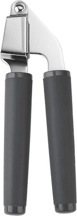 Прес для часнику KitchenAid Softgrip, сірий колір вугілля, нержавіюча сталь