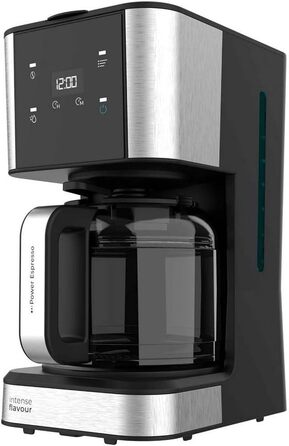 Кавомашина Cecotec Coffee 56 Heat: 12 чашок, 1.3л, сталь, LCD, програмування, автоматичне відключення