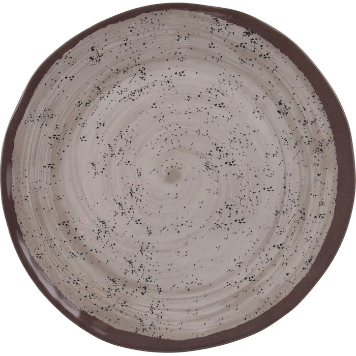 Набір посуду Bo-Camp Halo з меламіну для кемпінгу, подорожей та пікніків, колір тауп