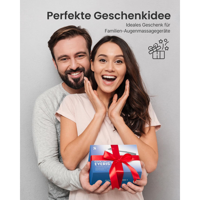 RENPHO Eyeris 1 Масажер для очей з підігрівом, вібрацією та Bluetooth, маска для очей від темних кіл та сухості, покращує сон, подарунок, зелений (сірий)