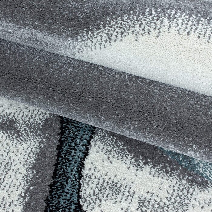 Домашній дитячий килим з коротким ворсом, дитячий килим з хмарою динозавра, м'який сірий колір розмір (120 см круглий, синій)