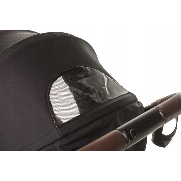 Дитячий візок-прогулянка 4Baby Stinger PRO, гелеві колеса, алюмінієва рама, до 22 кг, Black