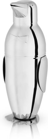 Шейкер для коктейлів Viski Rocket з фільтром, нержавіюча сталь, для еспресо, маргарити, холодного заварювання, домашній бар, аксесуари, інструменти бармена, подарунок, сріблястий