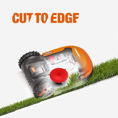 Робот-газонокосачка WORX Landroid M WR141E для невеликих садів до 500 м²