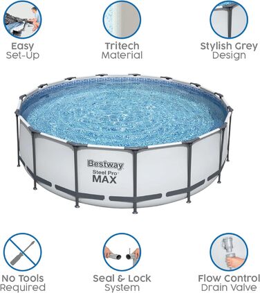 Набір rond 3 12-футовий сталевий професійний круглий басейн 2021 односпальне ліжко