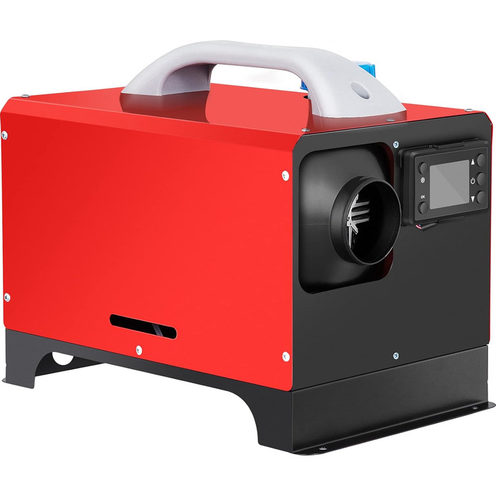 Електрична дизельна повітряна опалювальна установка VEVOR 12V 5kW з LCD-дисплеєм та пультом дистанційного керування Bluetooth