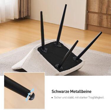 Крісла для їдальні CLIPOP, комплект. М'які крісла з оксамитовим покриттям для вітальні, кухні, їдальні. З металевими ніжками та підлокітниками. Оксамит, зелений колір.