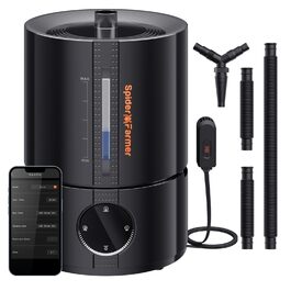 Зволожувач повітря Spider Farmer Neuer 5л для рослин, теплиці, кімнати з гігрометром та автовимкненням, чорний