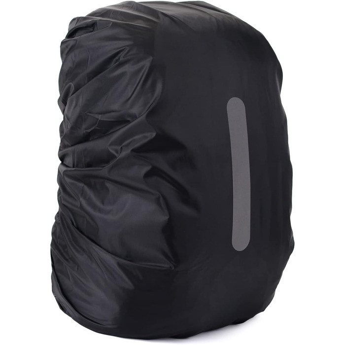 Рюкзак YONO Rain Cover водонепроникний - Світловідбиваючий чохол для рюкзака Літак - Польотна сумка - від 71 до 80 літрів - XXL (чорний)
