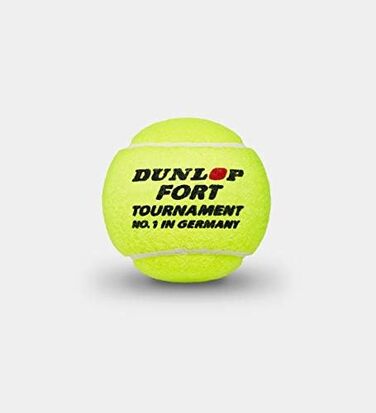 Данлоп-турнір у форті-тенісні м'ячі-8 м'ячів (2 банки по 4 м'ячі) - жовтий-турнірний м'яч-5013317102027