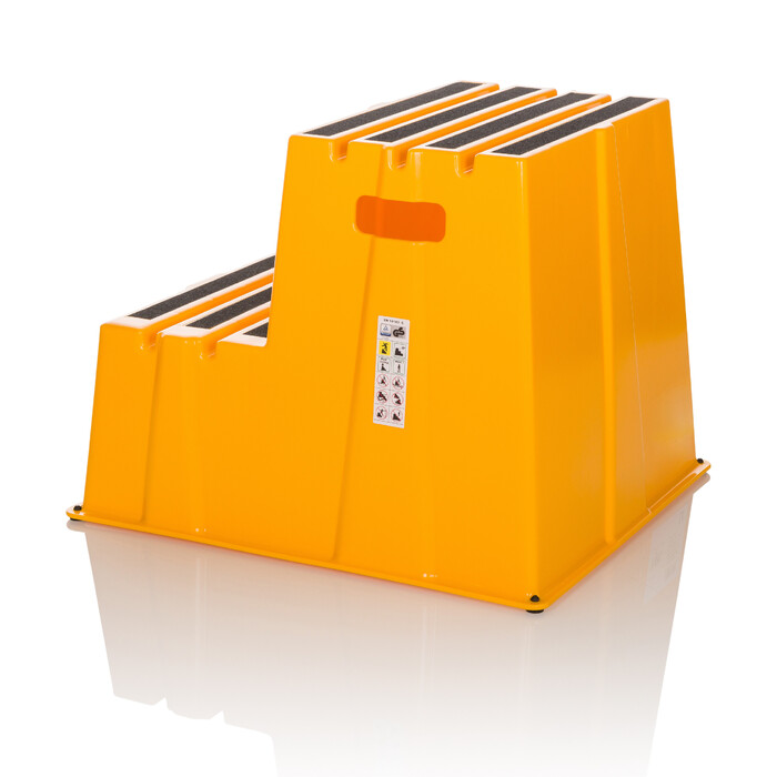 Ступенева підставка TIO-E2, пластик, жовта, hjh OFFICE