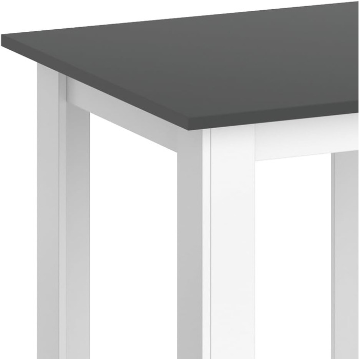 Стіл обідній Vicco Karlos, 80x80 см, колір антрацит
