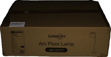 Торшер SUNMORY LED 9W, 3 колірні температури, E27, для вітальні, спальні, кабінету, нікель