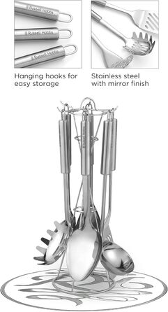 Набір кухонних аксесуарів Russell Hobbs RH00123 з нержавіючої сталі (6 шт.)