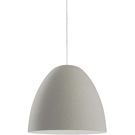 Підвісний світильник EGLO Sarabia, підвісний світильник на 1 полум'я, підвісний світильник з металу сірого кольору з бетоном, лампа для обіднього столу, світильник для вітальні з цоколем E27, Ø 27,5 см