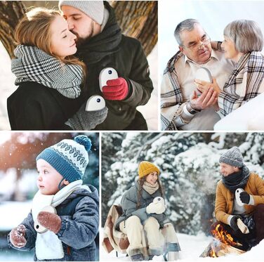 Електричний грієчка для рук OHLGT 10000mAh: портативний нагрівач з Power Bank, USB, для Рейно, артрит, спорт, 15 годин роботи