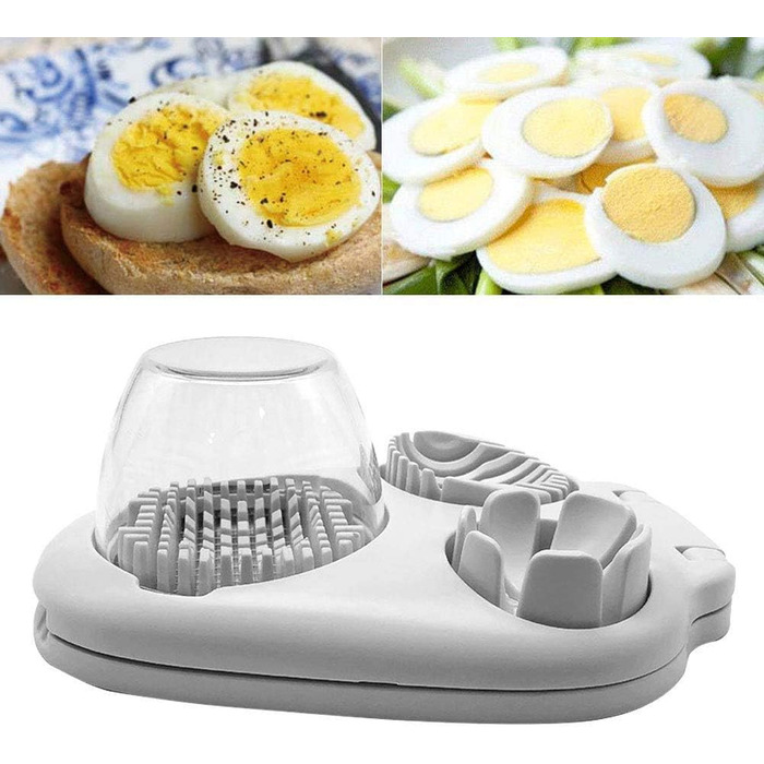 Ніж для нарізки яєць ProLeo, 3 в 1, нержавіюча сталь, ніж для нарізки грибів ріже акуратно і точно, кухонні гаджети для нарізки яєць