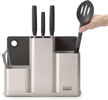 Кухонний органайзер з обробною дошкою, Silver CounterStore Joseph Joseph Joseph