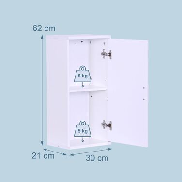Підвісна шафка для ванної кімнати Relaxdays