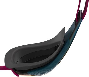 Дзеркальні окуляри Speedo Fastskin Hyper Elite пурпурний / скандинавський бірюзовий / сяючий жовтий / вогняно-золотий