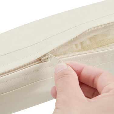 Набір садових меблів Yaheetech з ротангу для балкона: 2 крісла з подушками та стіл зі скляною стільницею, світло-коричневий/кремовий