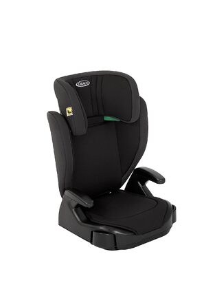 Автокрісло Graco Junior Maxi i-Size R129 (100-150 см), 3.5-12 років, чорний Midnight, з підсклянником, регульовані підлокітники та підголівник