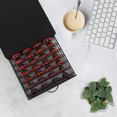 Тримач для капсул кави сумісний з Tchibo Cafissimo, Nespresso Vertuo, K-fee, ALDI Expressi, Lavazza Kapseln. Універсальний органайзер для 40 капсул
