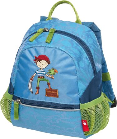 Рюкзак Sigikid 24452 Рюкзак великий флорентійський дитячий рюкзак для дівчаток, рекомендований для віку від 3 років зелений/рожевий, 32 см (синій/зелений)