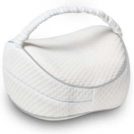 Ергономічна подушка між ніг для сну на боці CREATESTAR з ефектом пам'яті (Memory Foam) зі знімним чохлом