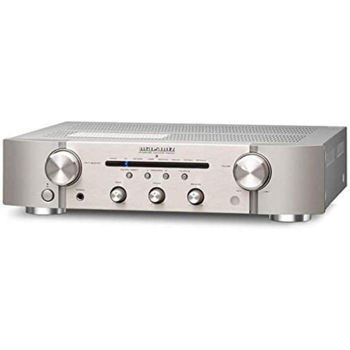 Підсилювач Marantz PM6007, 2x60 Вт, опт./фоновхід, вихід сабвуфера, сріблясто-золотий