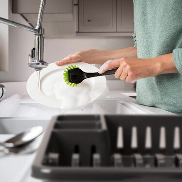 Сушильна стійка для посуду, Підставка для посуду з піддоном, сушильна стійка для посуду (SpaceBlack)