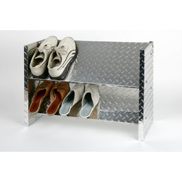 Підставка для взуття Szagato, ALU, 48x60x26 см, 6 пар, 2 полиці