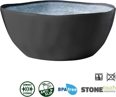 Набір посуду для кемпінгу Brunner Outdoor in Motion Melamin | 8 предметів (тарілки, миски, чашки) для 1-2 осіб | Tête a Tête Venetian | Зручний, міцний, антиковзний