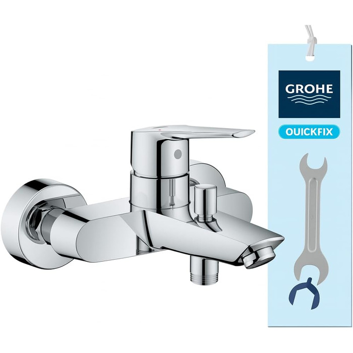 Змішувач для ванни Grohe Start, накладний, хром, з інструментом (24206002)