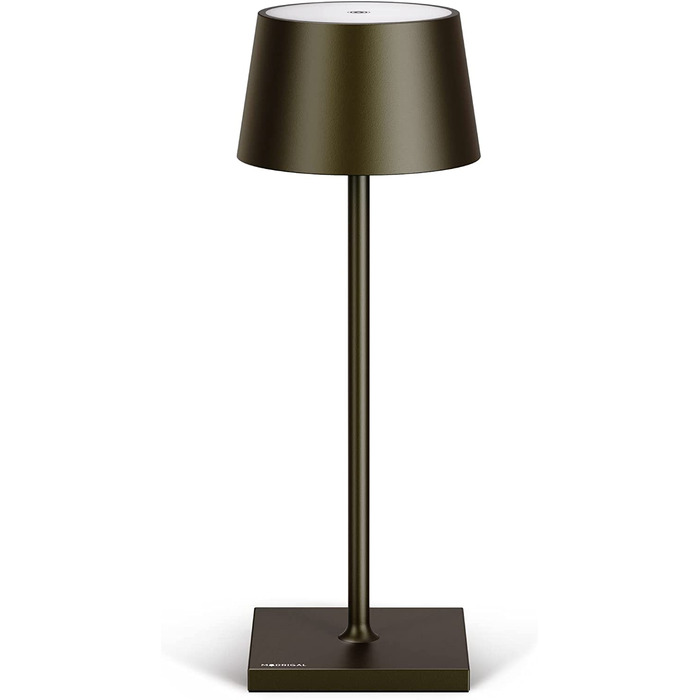 Стильна LED-лампа Stilosa 3 XL на акумуляторі, IP54, для дому та вулиці, з USB-C, тепле світло, 38 см, чорний колір