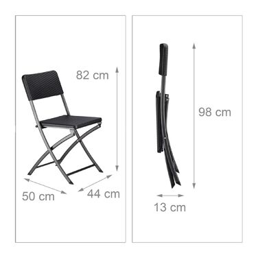 Набір садових меблів Relaxdays BASTIAN (3 шт.)