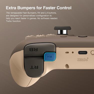 8BitDo Ultimate 2C: Бездротовий контролер для PC та Android (1000Hz, Hall-ефекти)