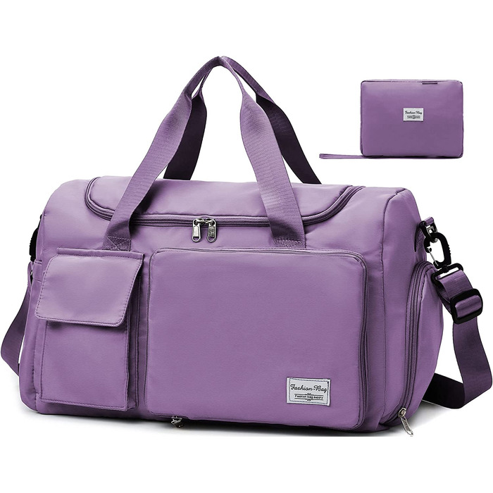 Спортивна сумка Tokeya 50х28х25 см фіолетова
