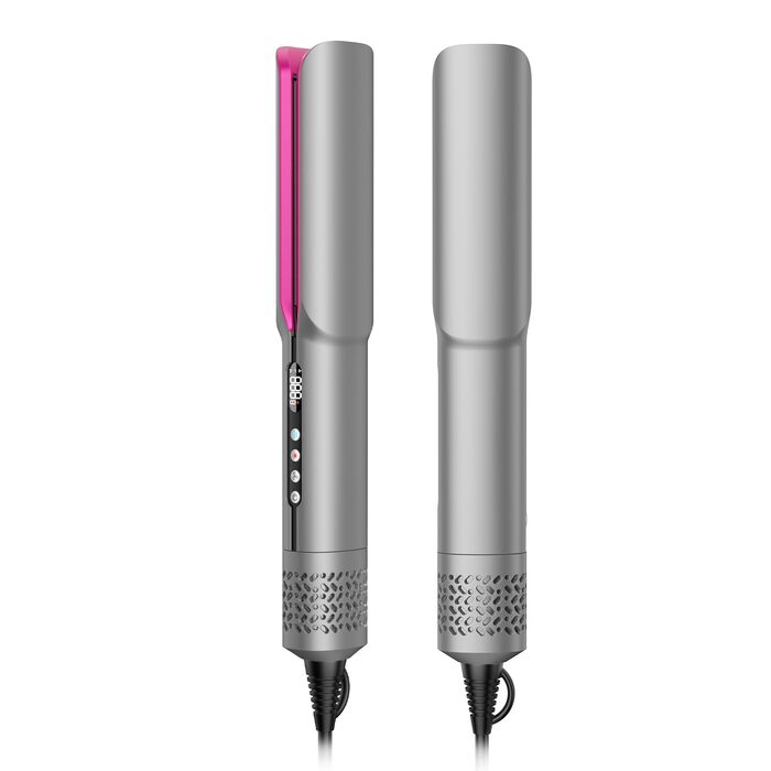 slopehill Air Haarglätter 2026 - Іонний випрямляч для волосся з повітряним потоком 1300W (Срібний)