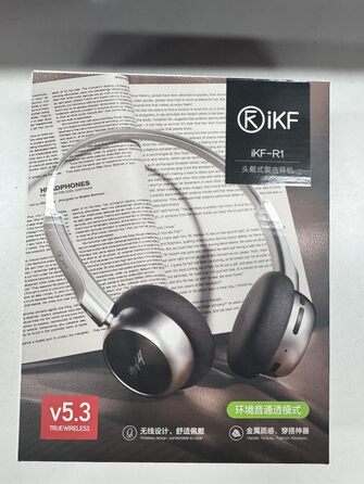 Бездротові ретро Bluetooth-навушники iKF R1, 60 год, стереозвук, прозорість, два пристрої, iOS/Android