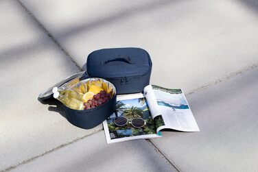 Сумка-холодильник Reisenthel Pocket Dot (S) Twist Navy з переробленого PET для обіду, Україна